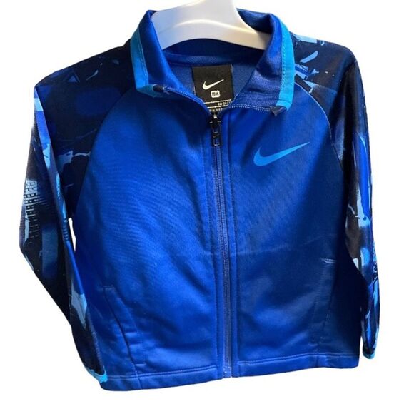 Nike kids zipper jacket size 18 months blue - Picture 1 of 3